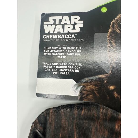 Disney Star Wars Chewbacca 2 Piece Halloween Costume New Child's Medium 8-10 - Picture 10 of 11